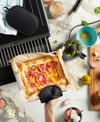 Ribbed Soft Silicone Pot Grabber 2-Pack Set, 5" x 8"