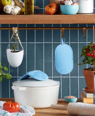 Ribbed Soft Silicone Pot Grabber 2-Pack Set, 5" x 8"