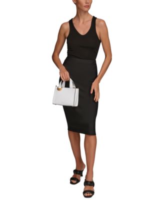 Hewlett Leather Top Handle Buckle Crossbody