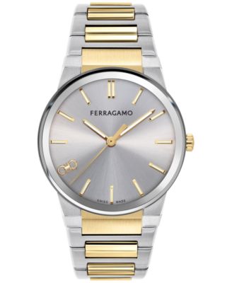 Ferragamo - Men's Swiss Two-Tone Stainless Steel Bracelet Watch 41mm