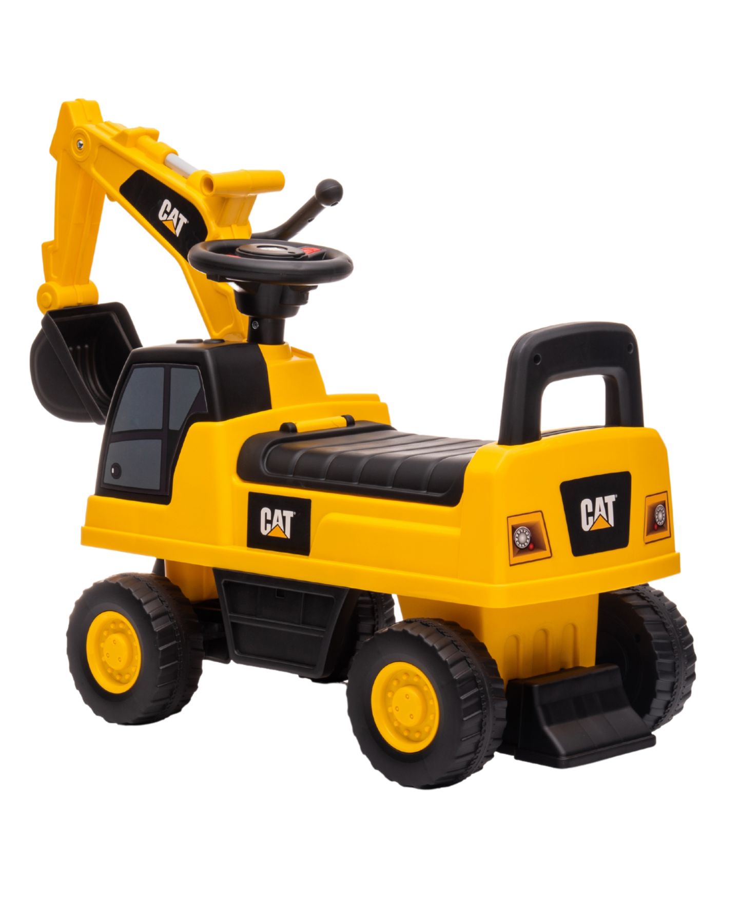 Детская игрушка Best Ride on Cars Cat Excavator Foot-to-Floor Push Car with Functional Front Bucket, 1–3 года — фото 4
