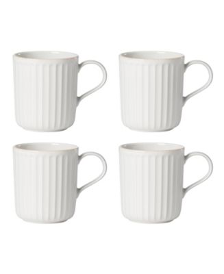Lenox French Perle Solid 4 Piece Mug Set, Service for 4 - Macy's