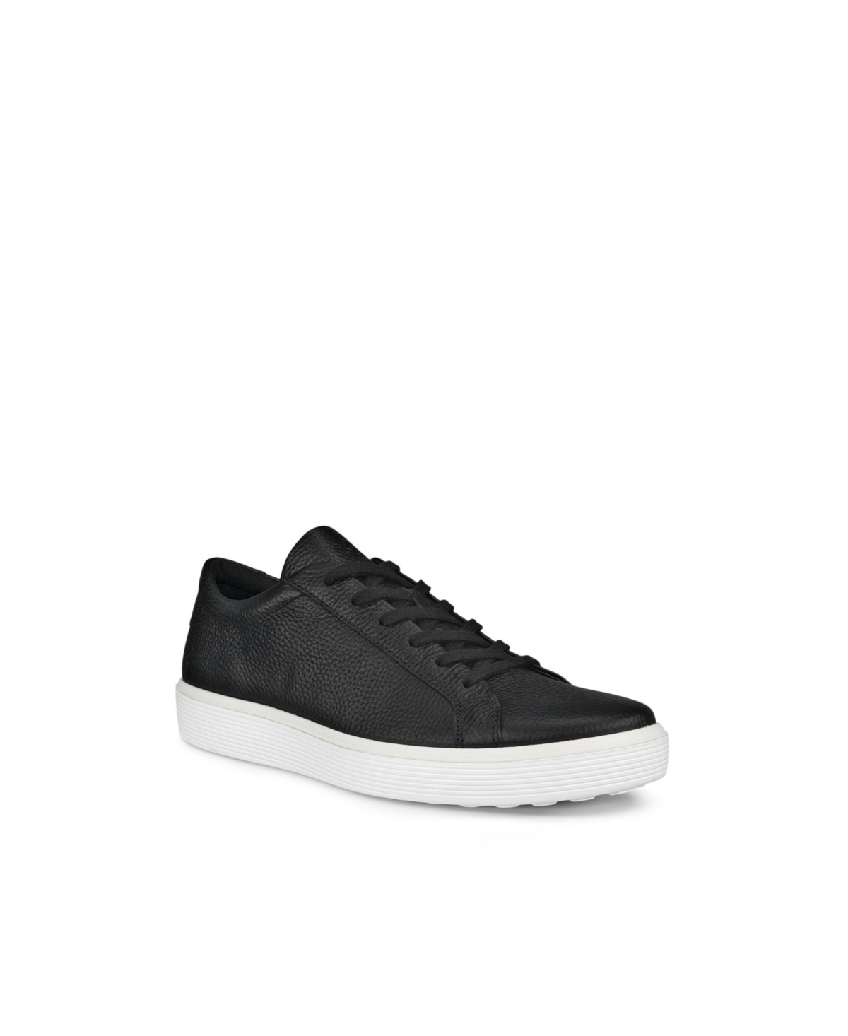 Shop Ecco Men's Soft 60 Lace Up Sneakers In Black