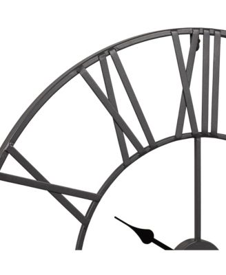 River Parks 30" Wide Zia Open Metal Round Wall Clock