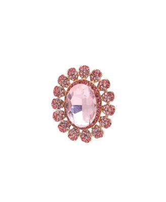 Women's Romance Oval Statement Ring