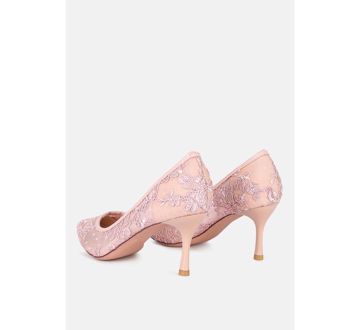 Reunion Lace Mid Heel Pumps