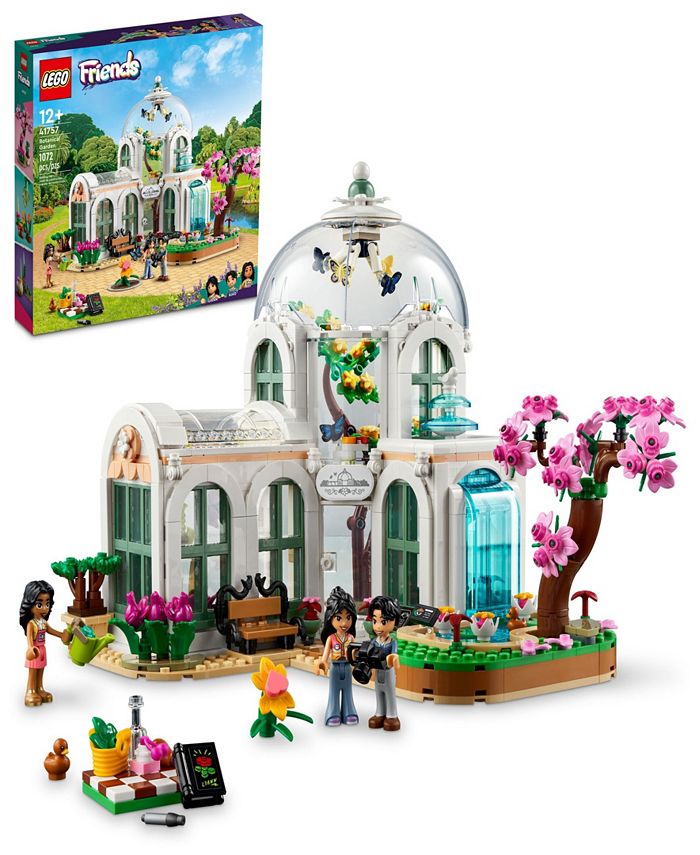 LEGO® Friends 41757 Botanical Garden Toy Greenhouse Building Set Macy's