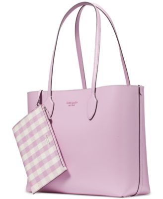 kate spade new york - Bleecker Gingham Pop Printed Saffiano Leather Medium Tote