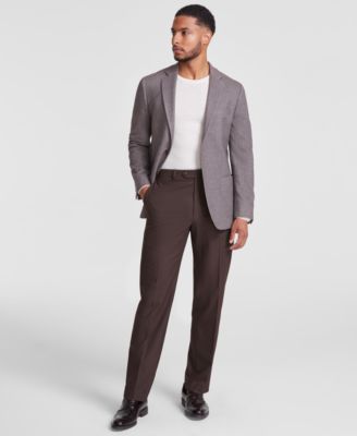 Michael Kors - Men's Classic Fit Flat Front Creased Pants