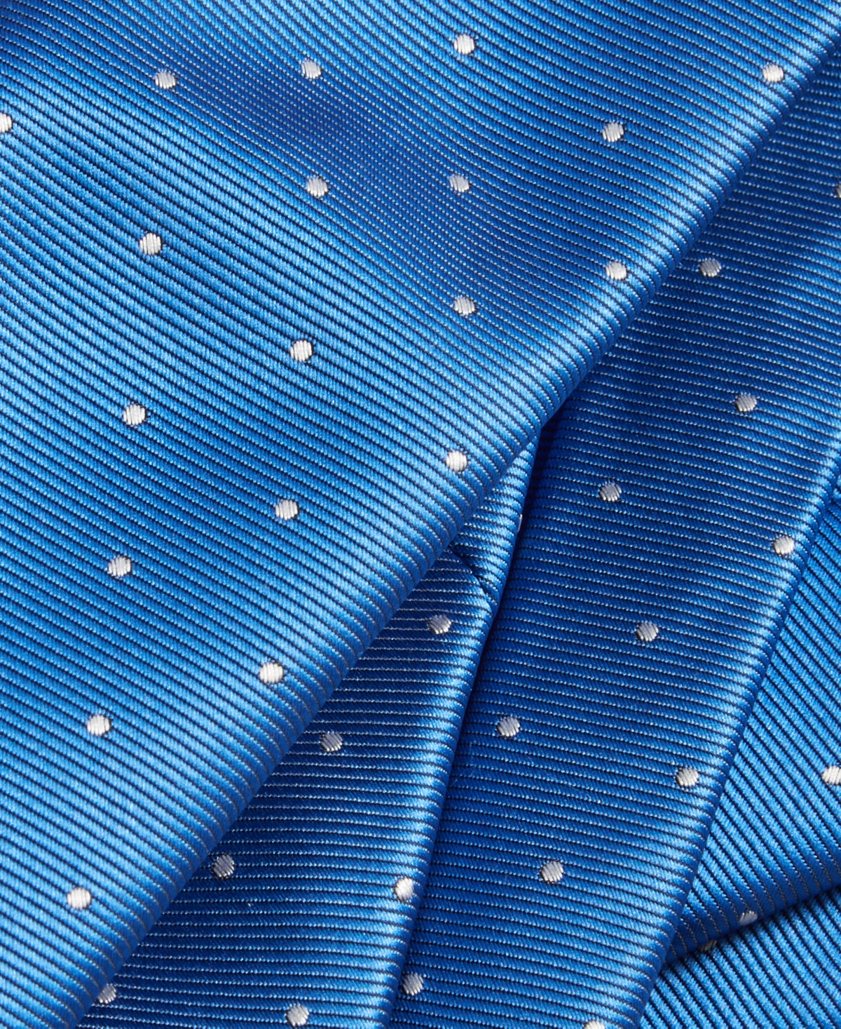 Shop Tayion Collection Men's Royal Blue & White Dot Tie