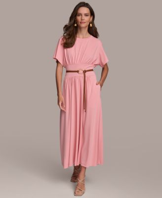 Donna Karan New York - Women's Belted A-Line Dress