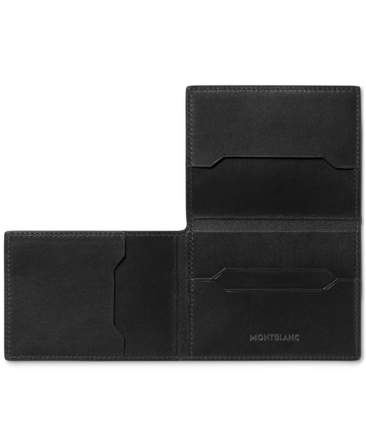 Montblanc Meisterstuck 4cc Soft Leather Card Holder In Black