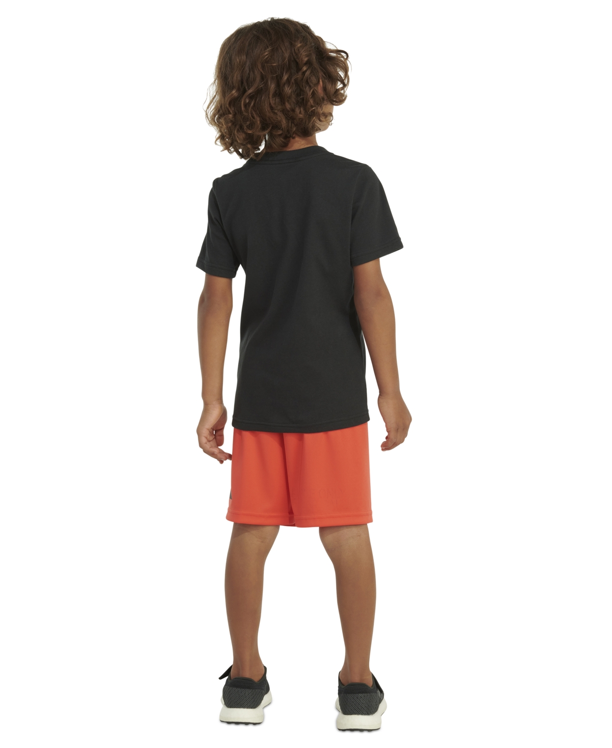Shop Adidas Originals Toddler & Little Boys Essential T-shirt & Shorts, 2 Piece Set In Black