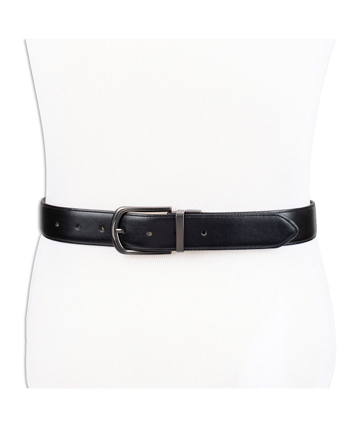 Alfani Men's Reversible Faux-Leather Casual Belt, Created for Macy's ...