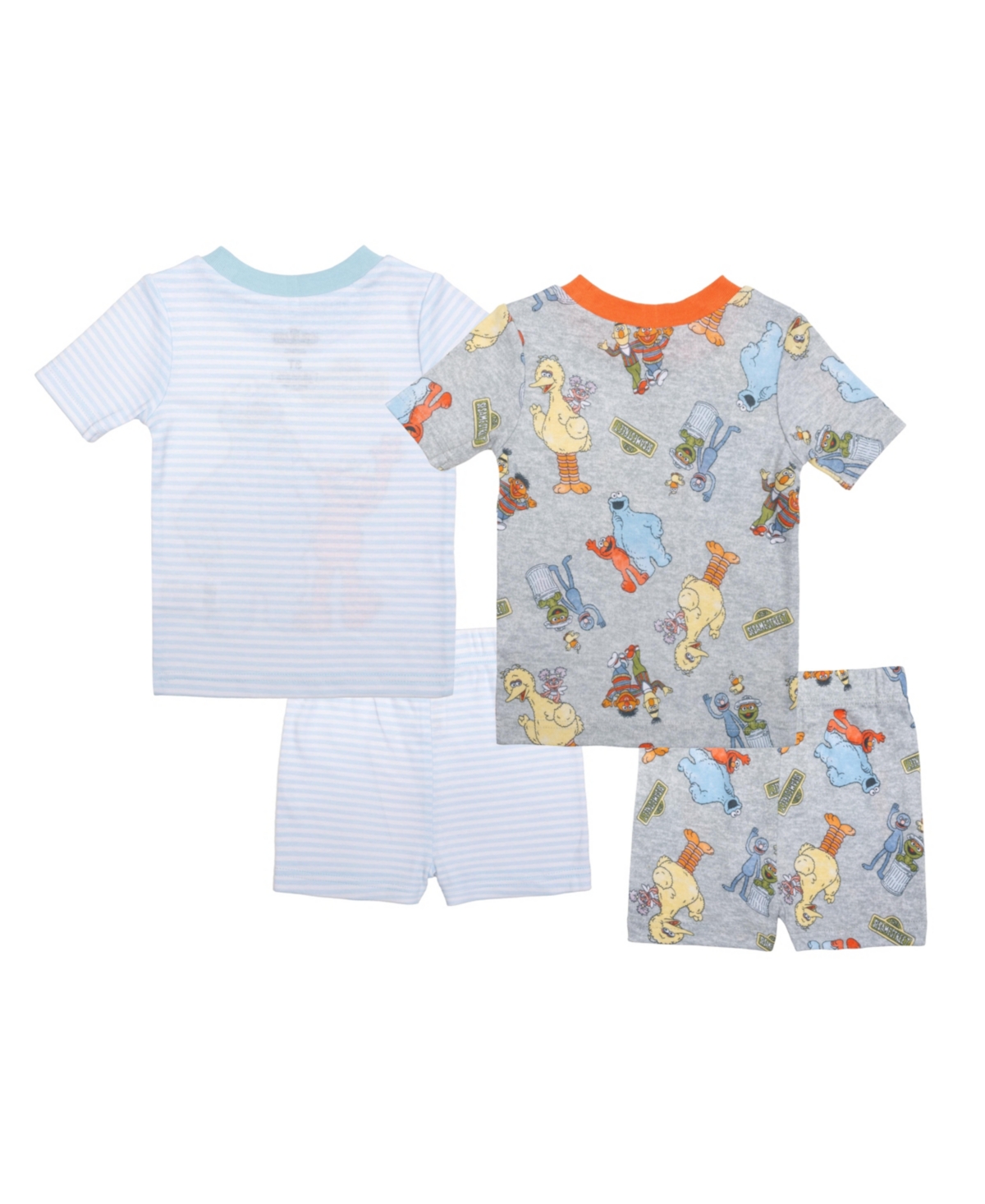 Shop Sesame Street Toddler Boys Short Pajama Set, 4 Pc In Assorted