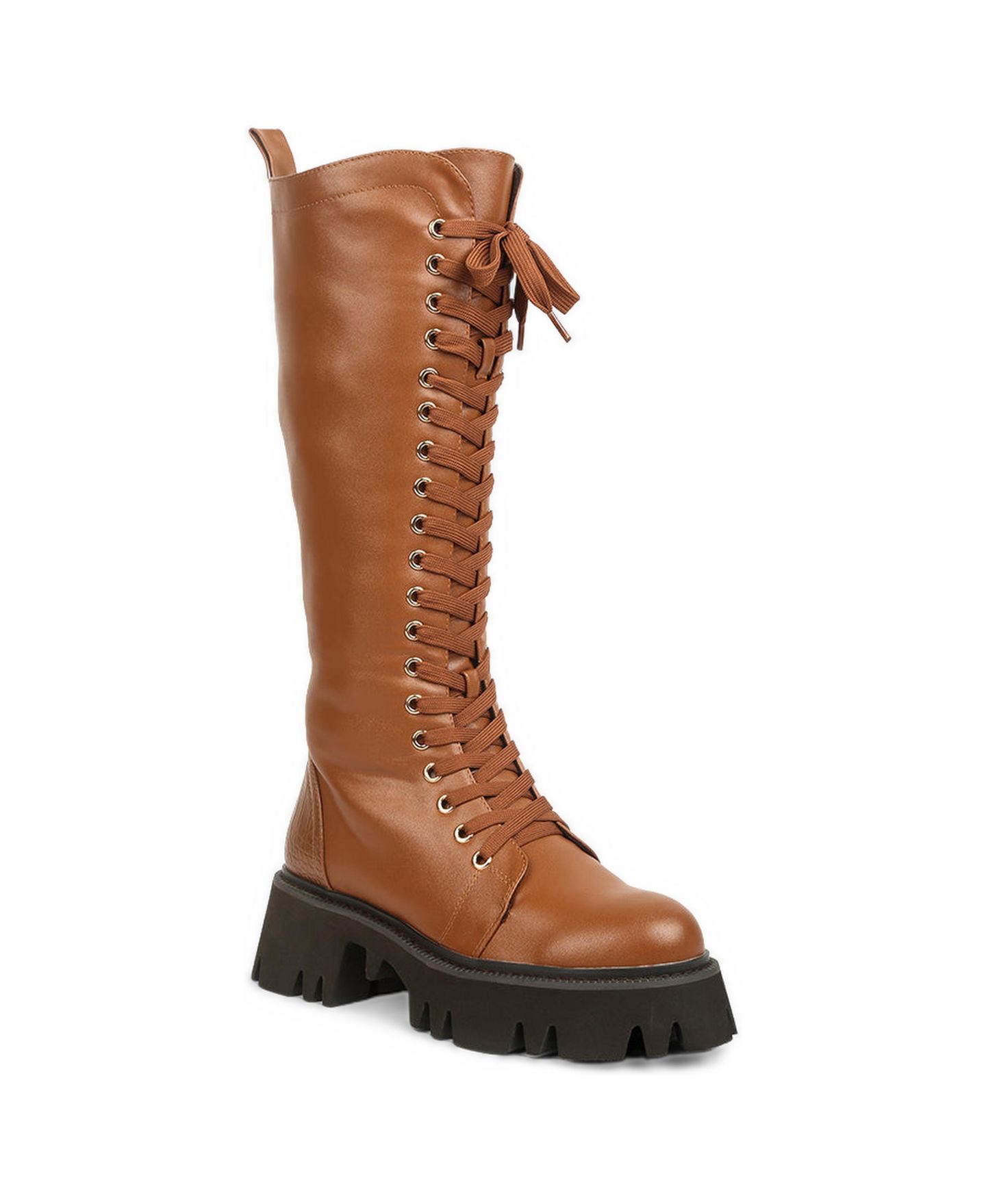 Женские ботинки London Rag Mad mood chunky lace-up, цвет: Бежевый / Хаки — фото 1