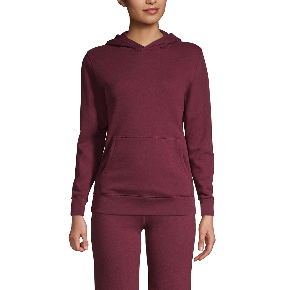 Lands' End School Uniform Adult Unisex Hooded Pullover Sweatshirt