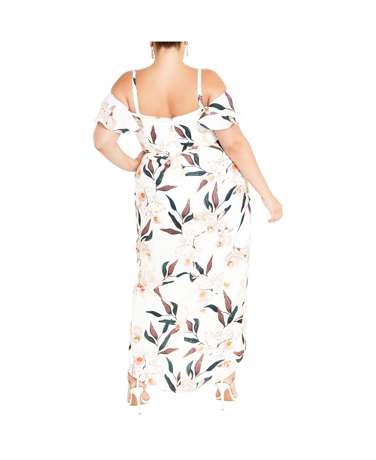 Plus SizeMaxi Dress - Sweet orchid