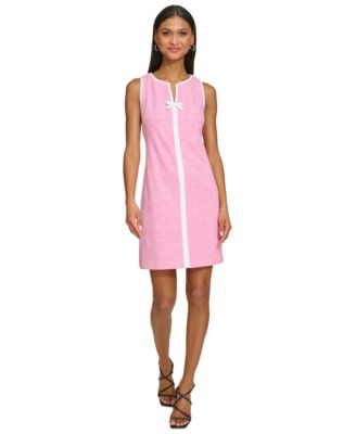 KARL LAGERFELD PARIS - Women's Sleeveless Jacquard Dress