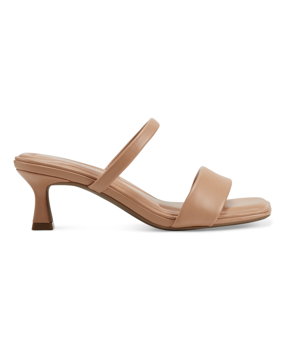 Women's Mylah Square Toe Slip-on Dress Sandals - Medium Natural
