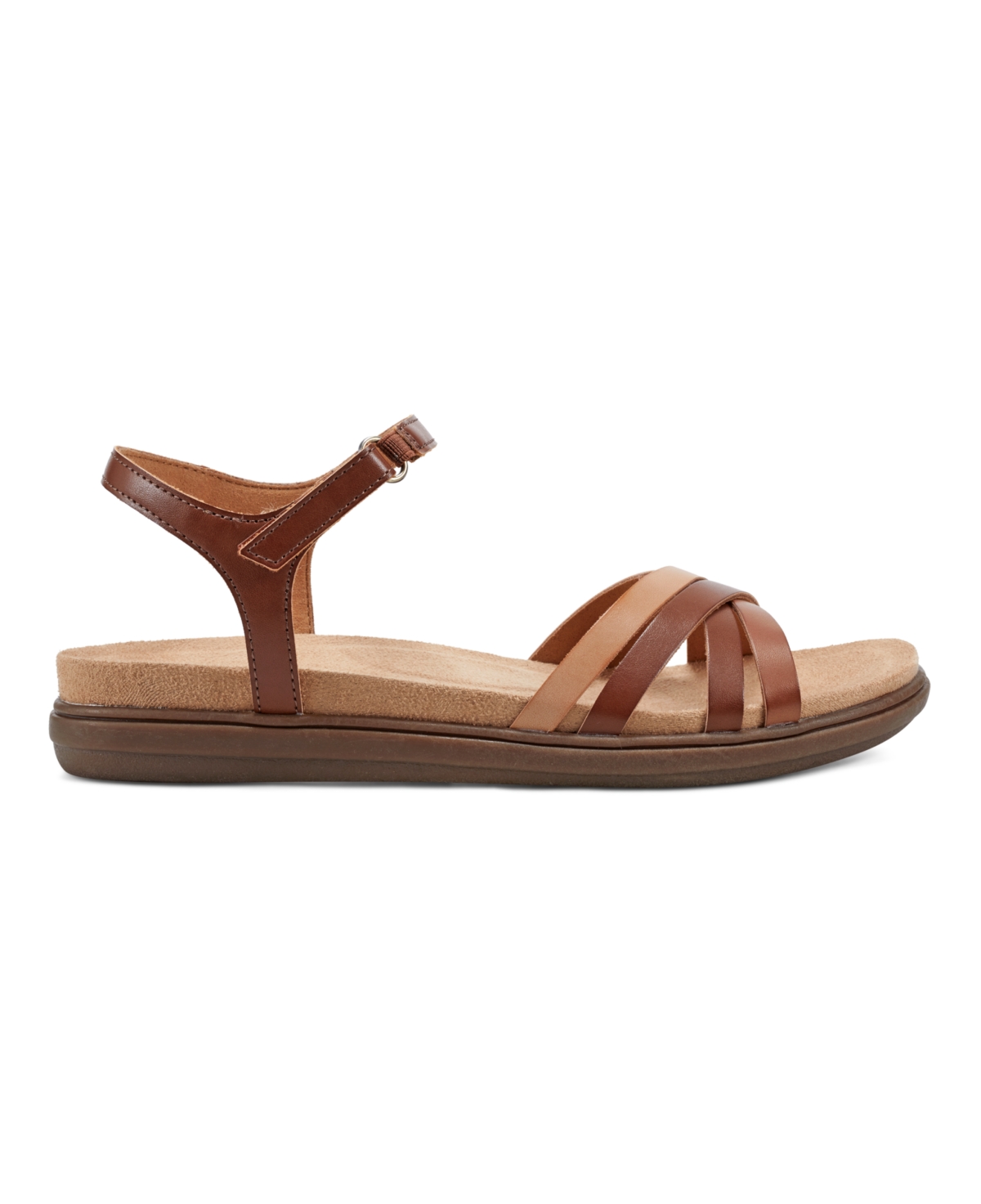 Women's Dottle Ankle-Strap Comfort Sandals - Medium Brown