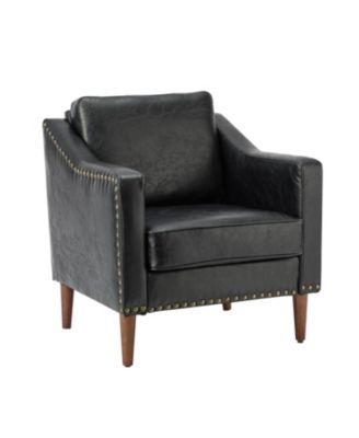 Karena Transitional Armchair with Nailhead Trims