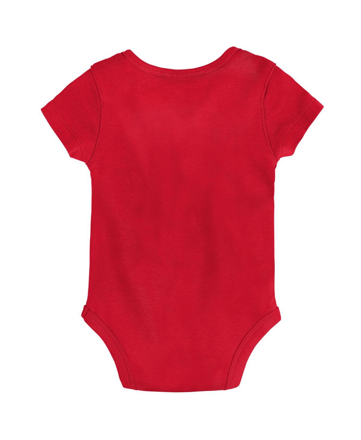 Shop Outerstuff Baby Boys And Girls Red Kansas City Chiefs Super Bowl Lviii Champions Stack Bodysuit