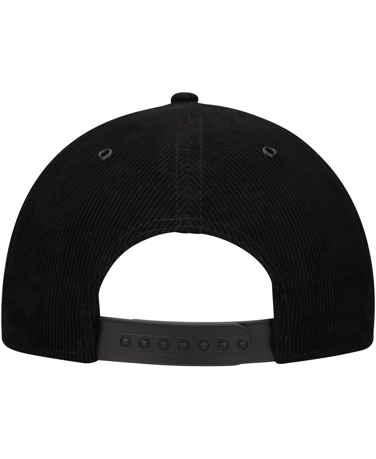 Shop American Needle Men's  Black Chicago Blackhawks Corduroy Chain Stitch Adjustable Hat