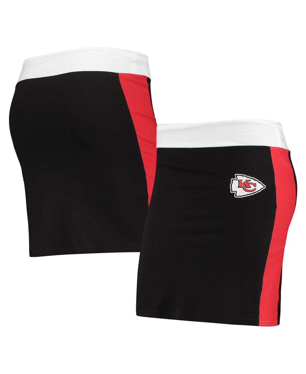 Women's Refried Apparel Black Kansas City Chiefs Short Skirt - Black