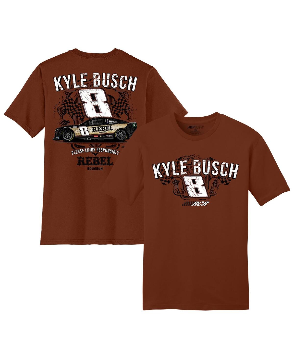 Men's Richard Childress Racing Team Collection Brown Kyle Busch Rebel Bourbon Car T-shirt - Brown