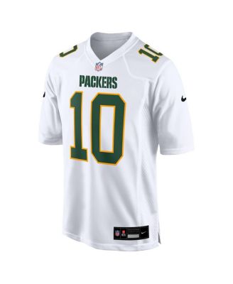 Men's Jordan Love White Green Bay Packers Fashion Game Jersey