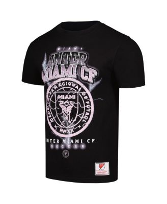 Men's Black Distressed Inter Miami CF Lightning Madness T-shirt