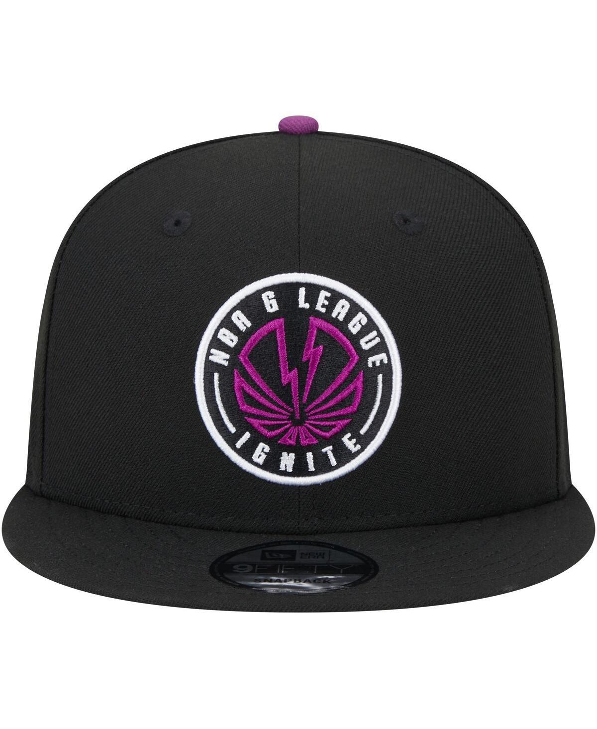 Men's New EraNba G League Ignite On The Court 2023/24 Nba G League Draft 9FIFTY Snapback Hat - Black