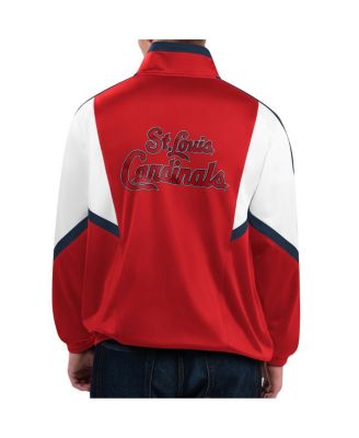 Men's Red St. Louis Cardinals Lead Runner Full-Zip Jacket