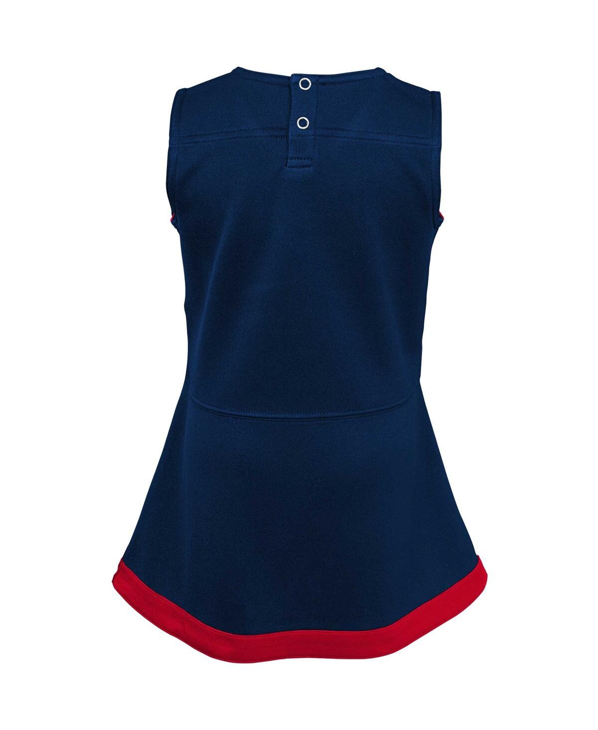 Shop Outerstuff Baby Girls Navy New England Patriots Cheer Captain Jumper Dress