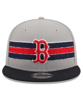 Men's Gray, Navy Boston Red Sox Band 9FIFTY Snapback Hat
