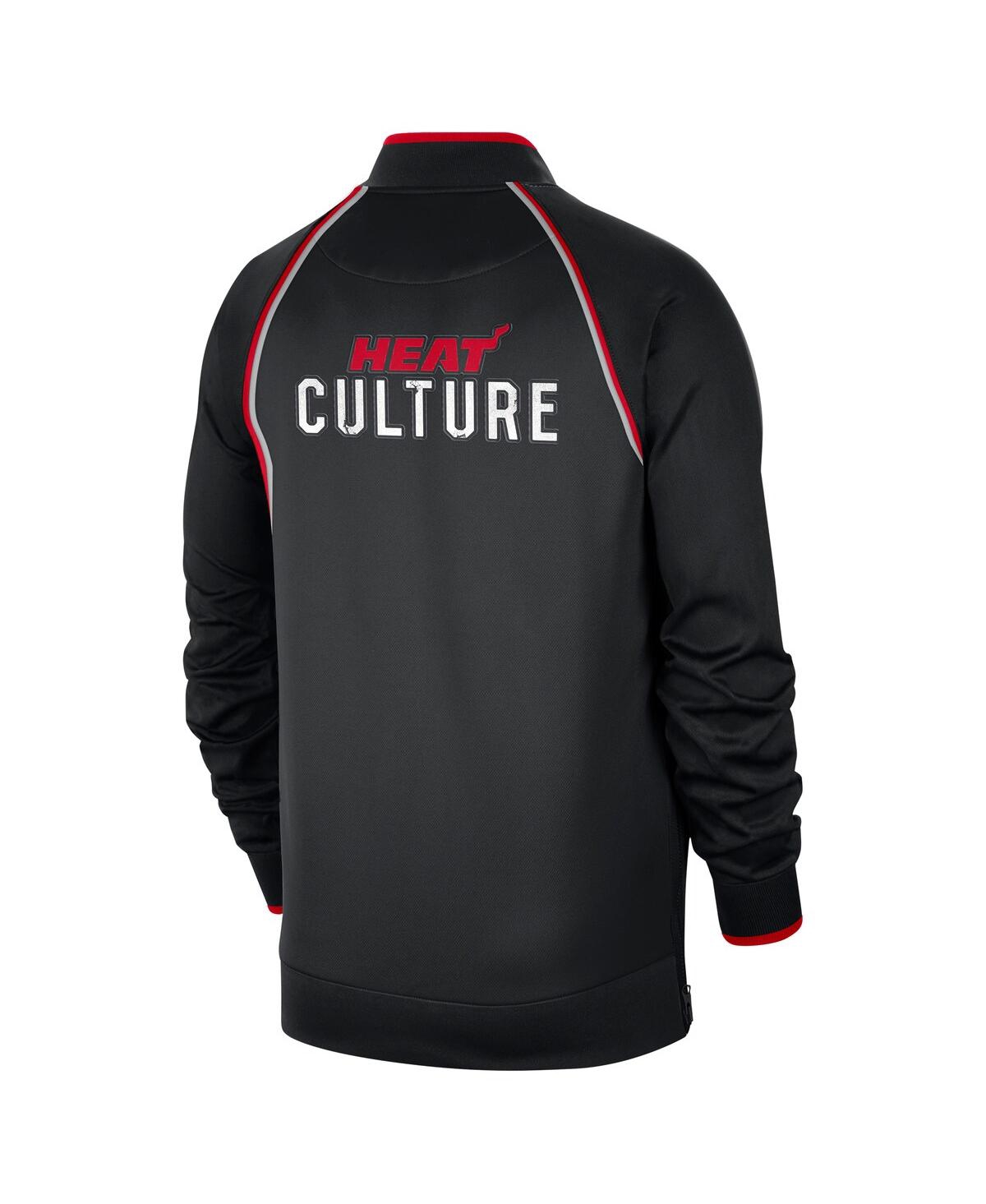 Men's NikeMiami Heat 2023/24 City Edition Authentic Showtime Performance Raglan Full-Zip Jacket - Black
