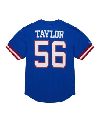 Men's Lawrence Taylor Royal New York Giants Retired Player Name and Number Mesh Top