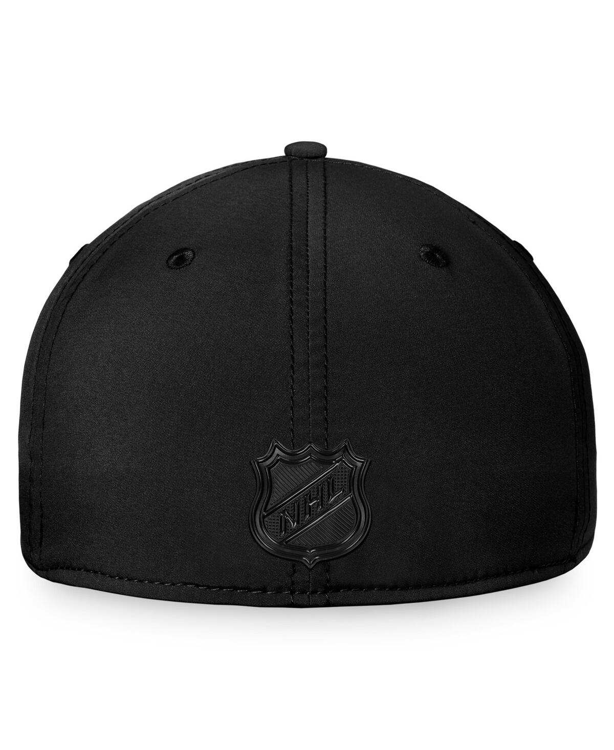 Fanatics Branded  Black Pittsburgh Penguins Authentic Pro Road Flex Hat In Black