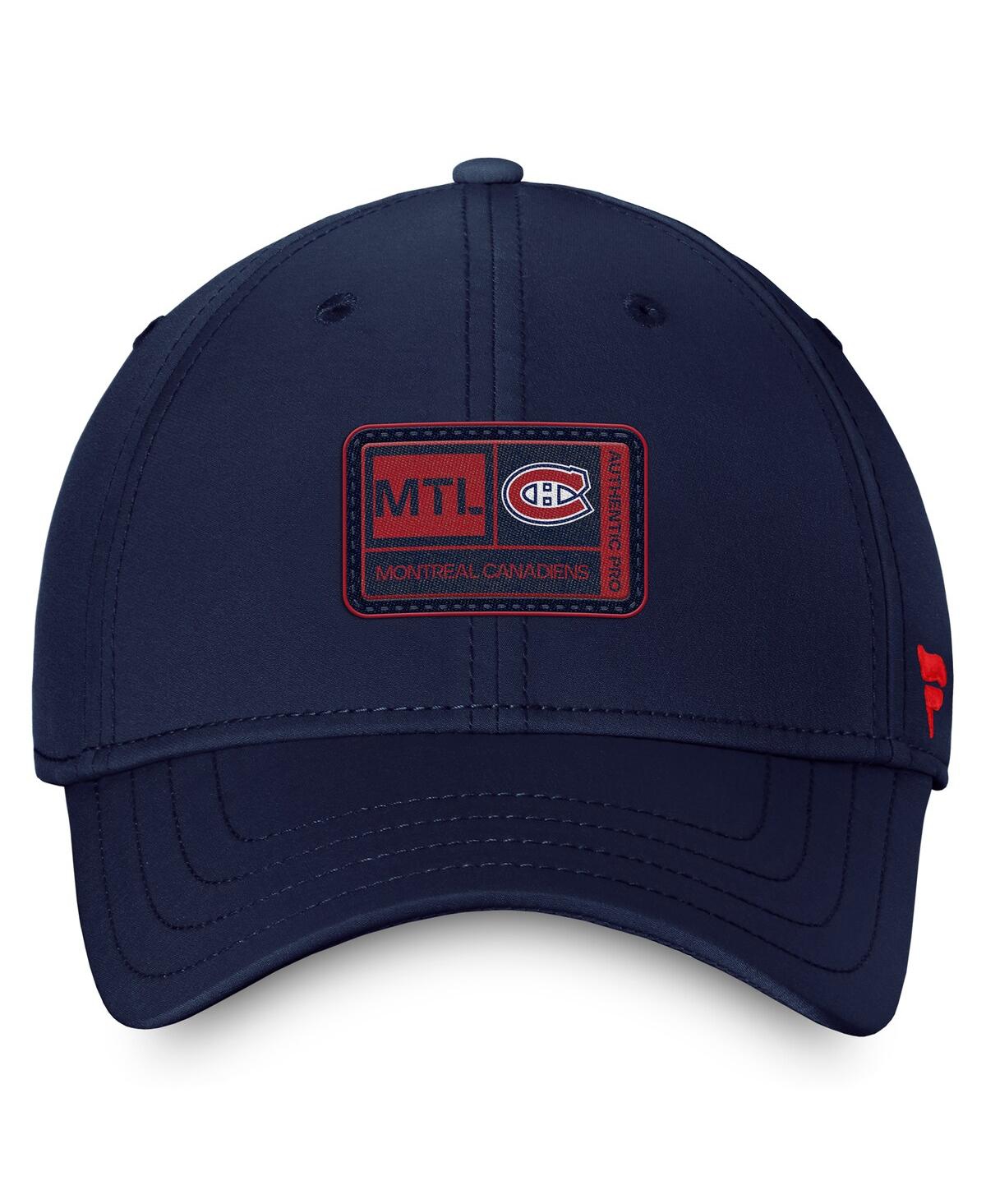 Fanatics Branded  Navy Montreal Canadiens Authentic Pro Training Camp Flex Hat In Navy