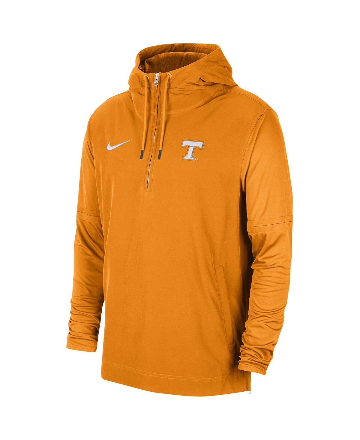 Men's NikeTennessee Volunteers 2023 Sideline Player Quarter-Zip Hoodie Jacket - Tennessee Orange