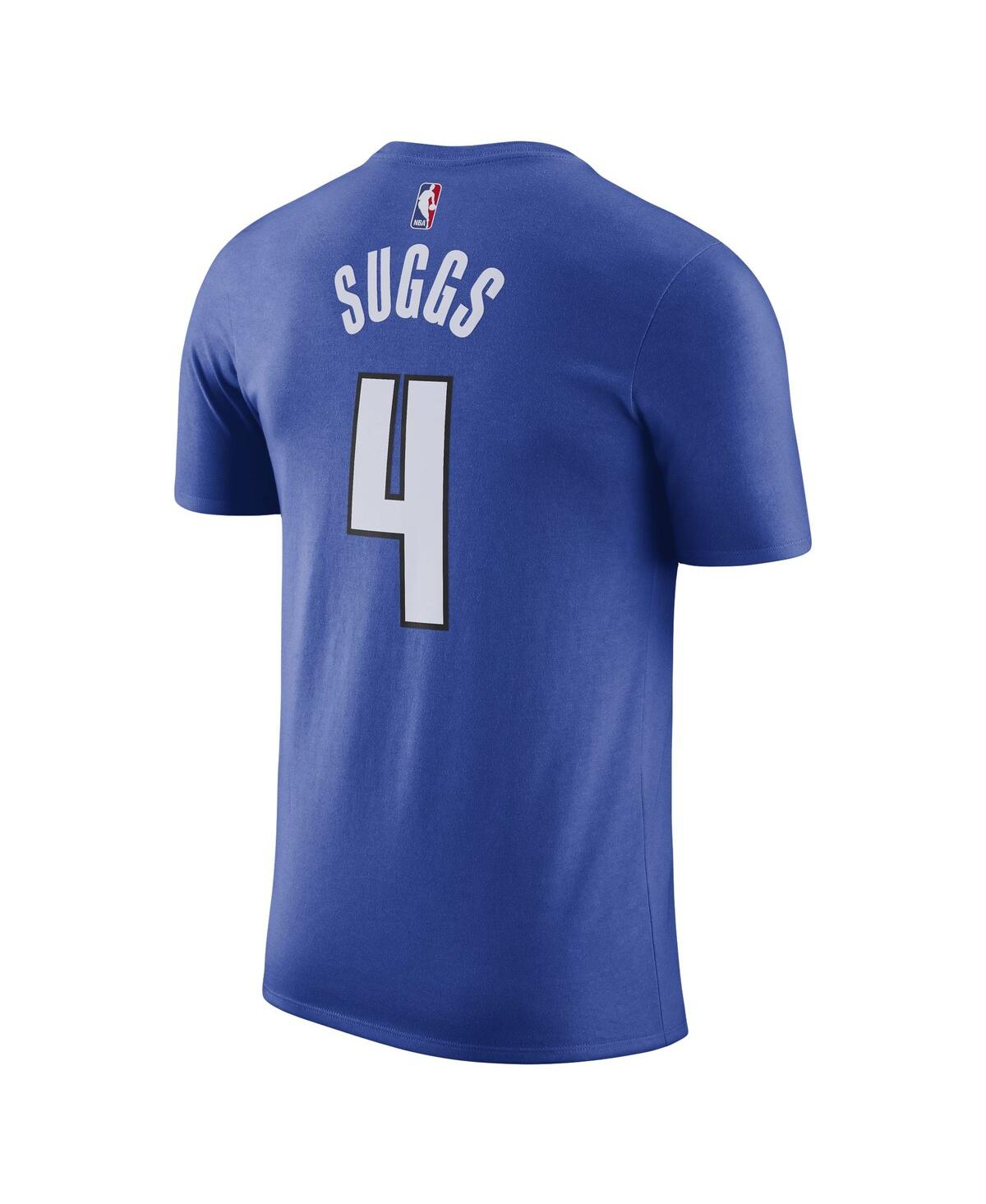 Men's Jordan Jalen SuggsOrlando Magic 2022/23 Statement Edition Name and Number T-shirt - Blue