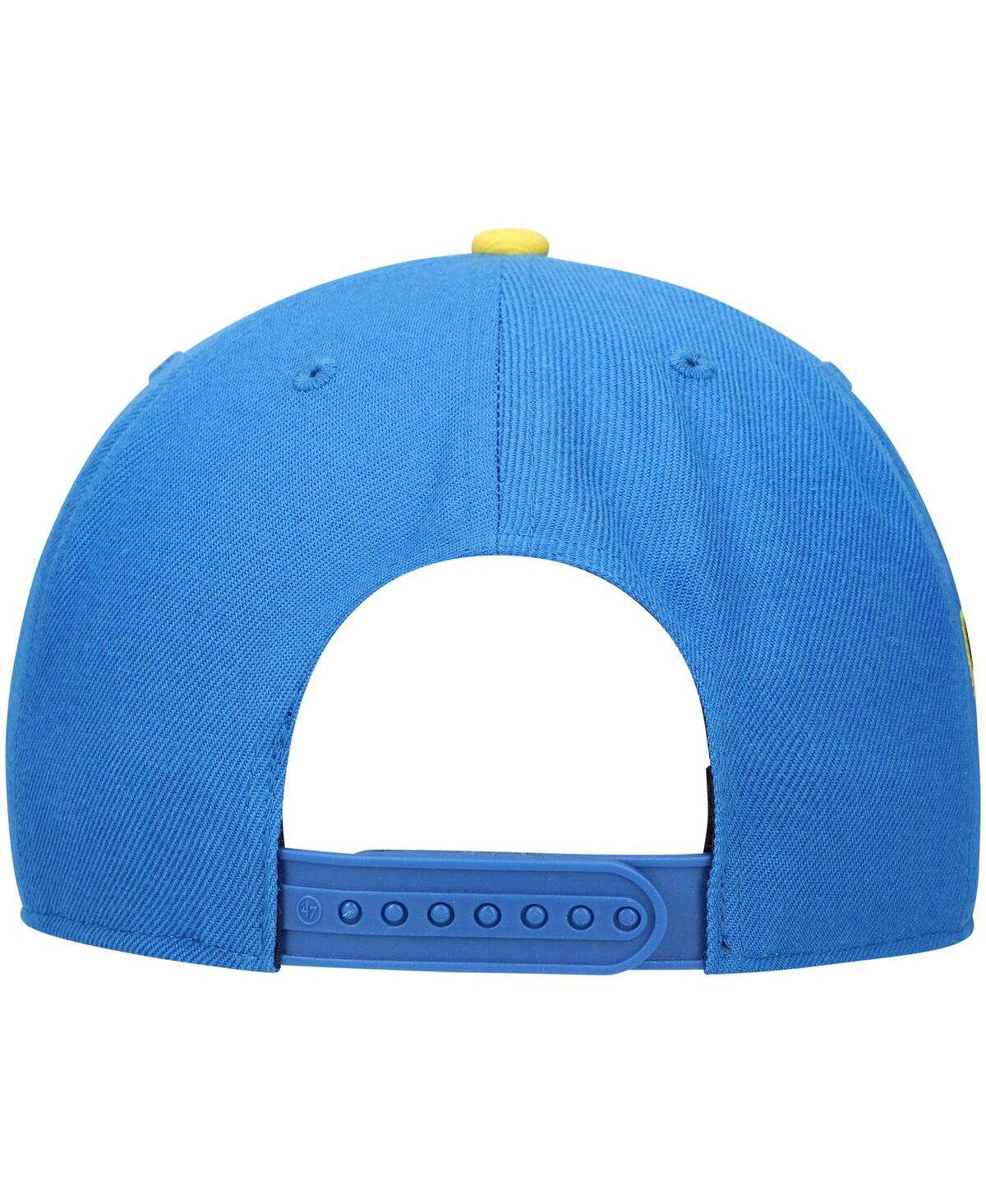 Men's '47 BrandBoston Red Sox 2021 City Connect Captain Snapback Hat - Blue