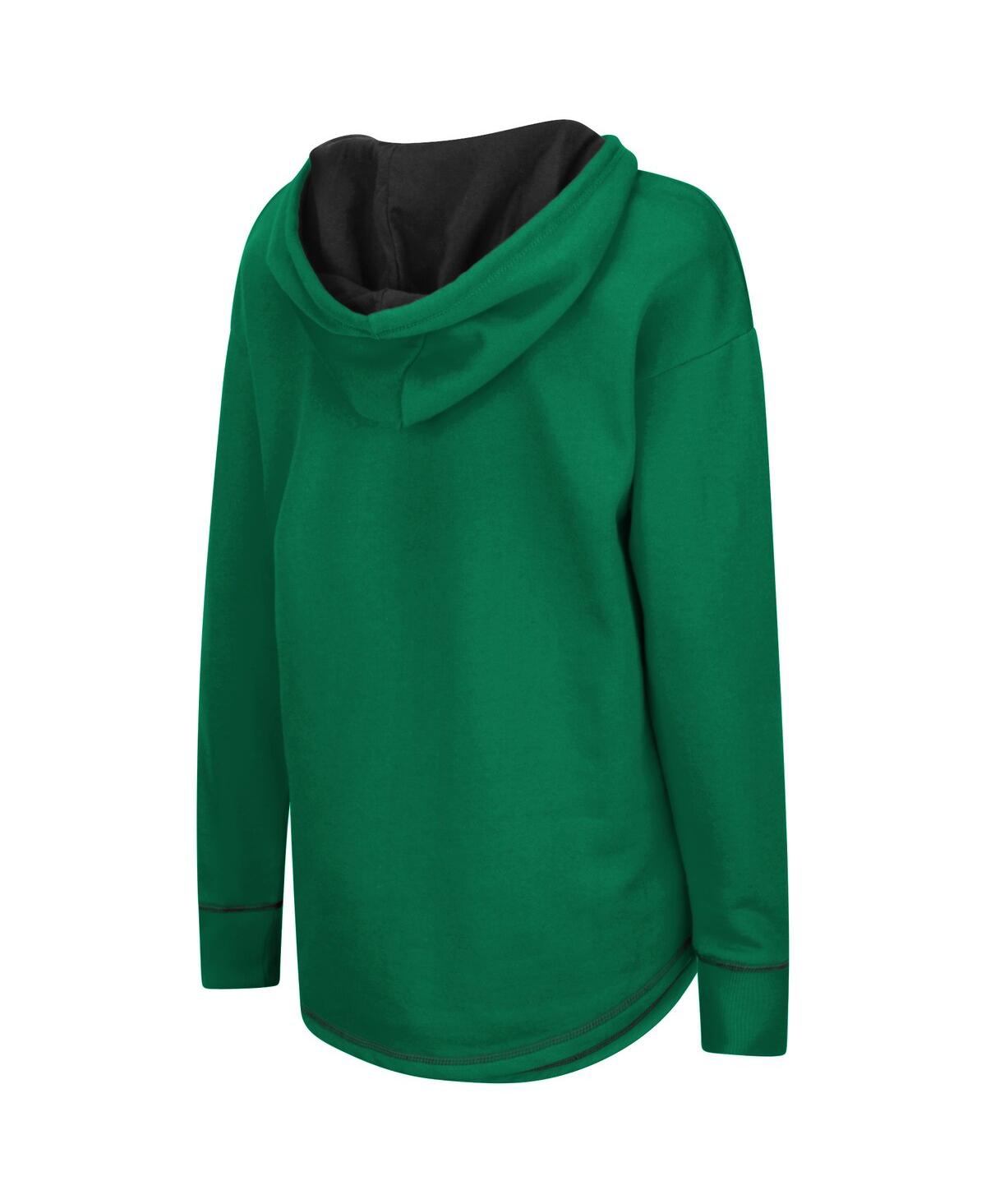 Shop Colosseum Women's  Green Oregon Ducks Tunic Pullover Hoodie