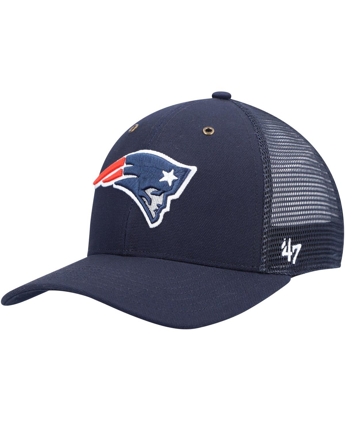 47 Brand Men's Carhartt X ' Navy New England Patriots Mvp Trucker Snapback Hat
