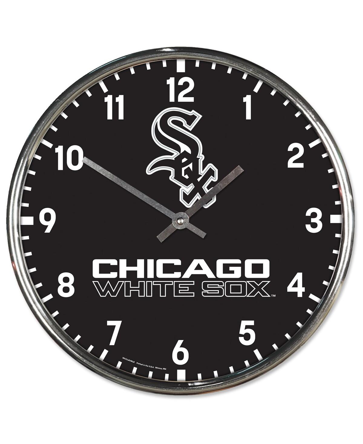 Wincraft Chicago White Sox Chrome Wall Clock In Multi