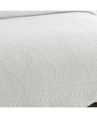 3 PCS 100% Cotton Oversized Bedspread Set Lightweight Quilt Set TX - King