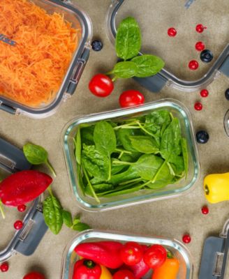 Set of 8 Glass Storage Container