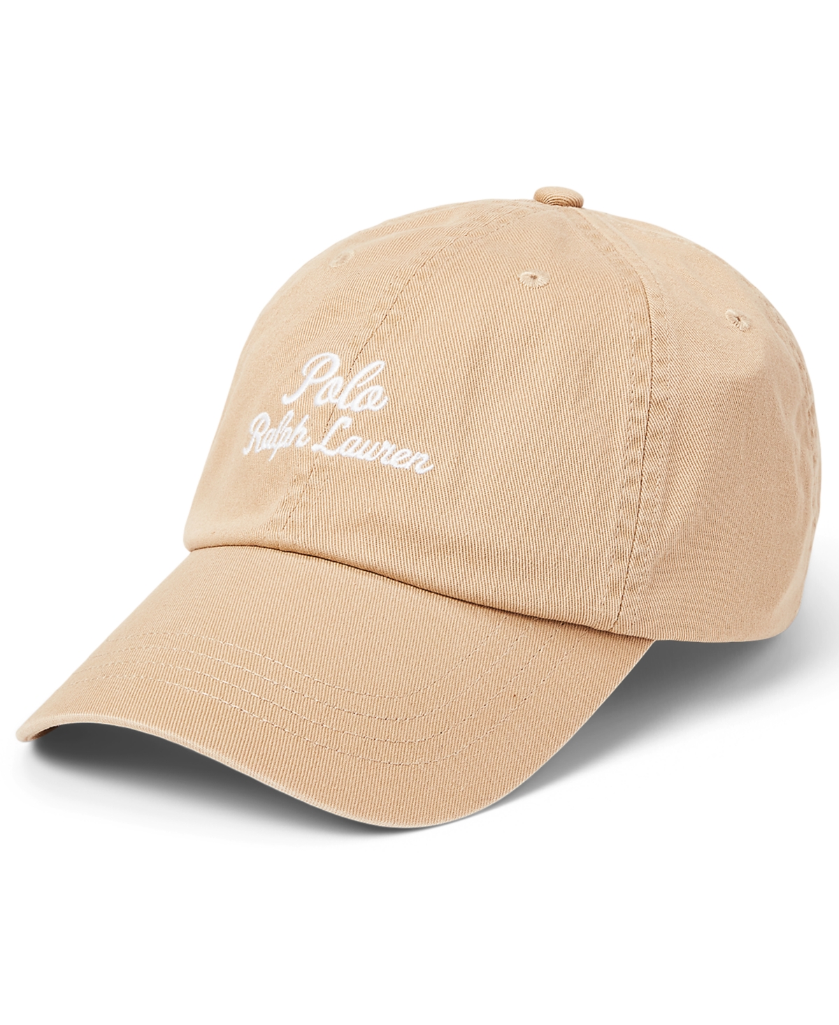 Shop Polo Ralph Lauren Men's Embroidered Twill Ball Cap In Cafe Tan