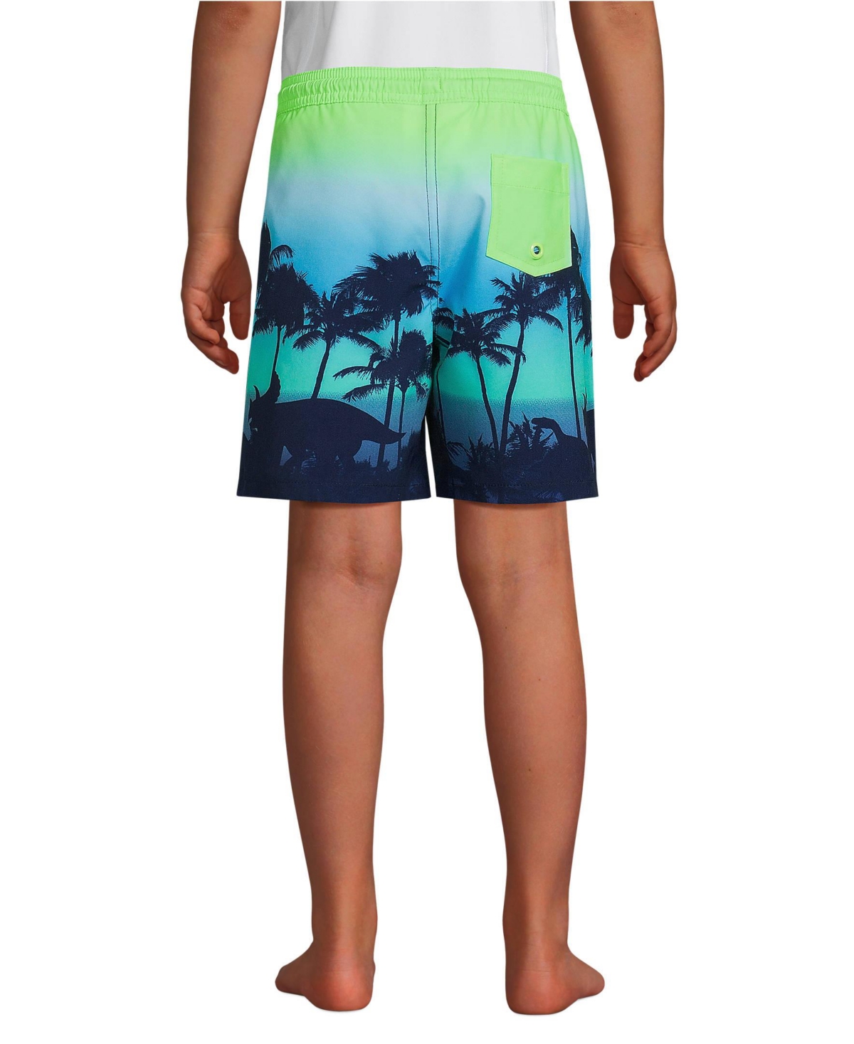 Lands' End Child Boys Active Stretch Swim Trunks